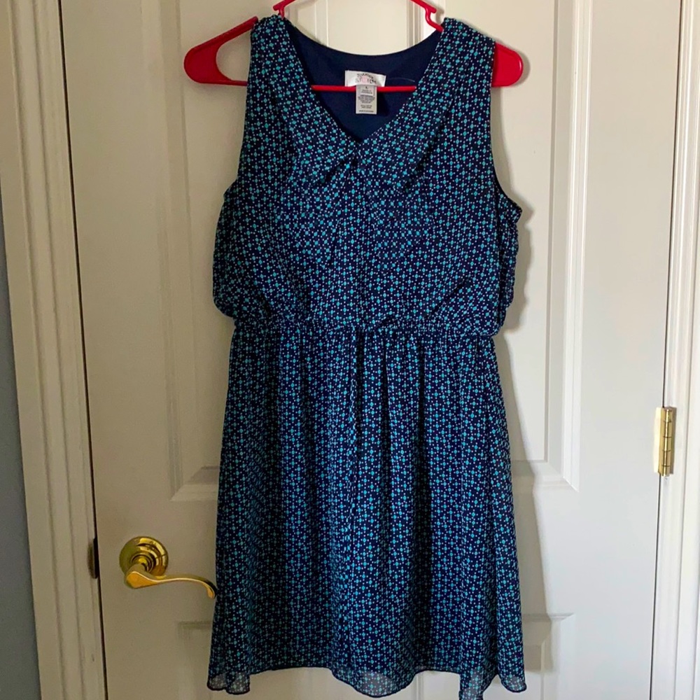 Navy blue dress